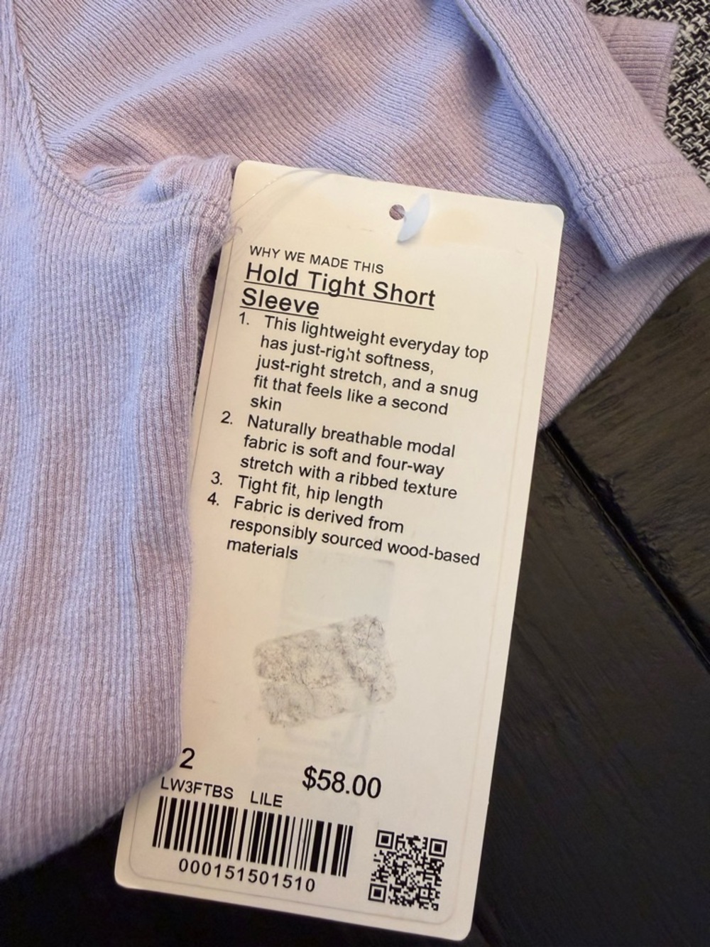 lululemon Hold Tight Short Sleeve Shirt - Picture 5 of 5